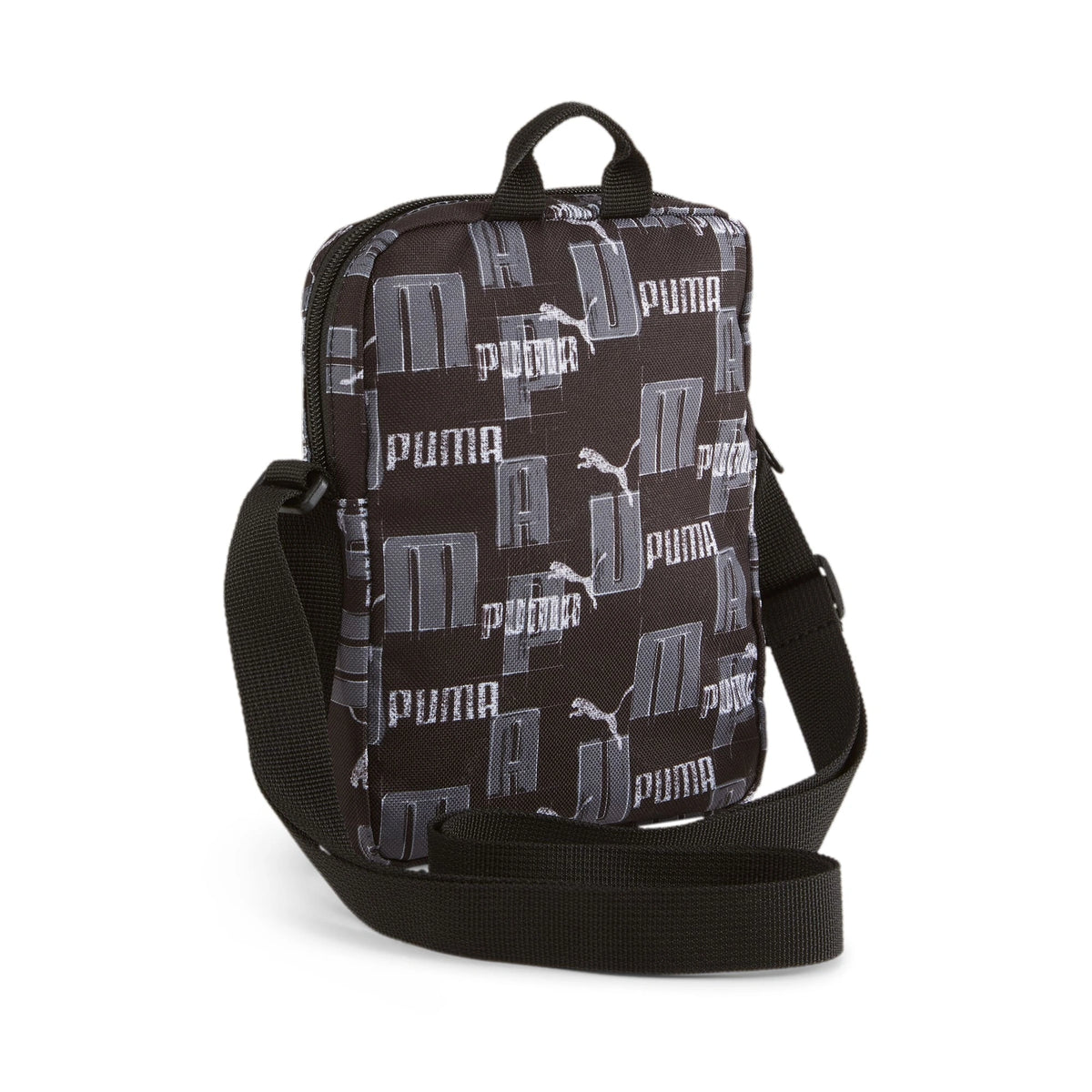 Small Men's Side Bag with Two Zippers
