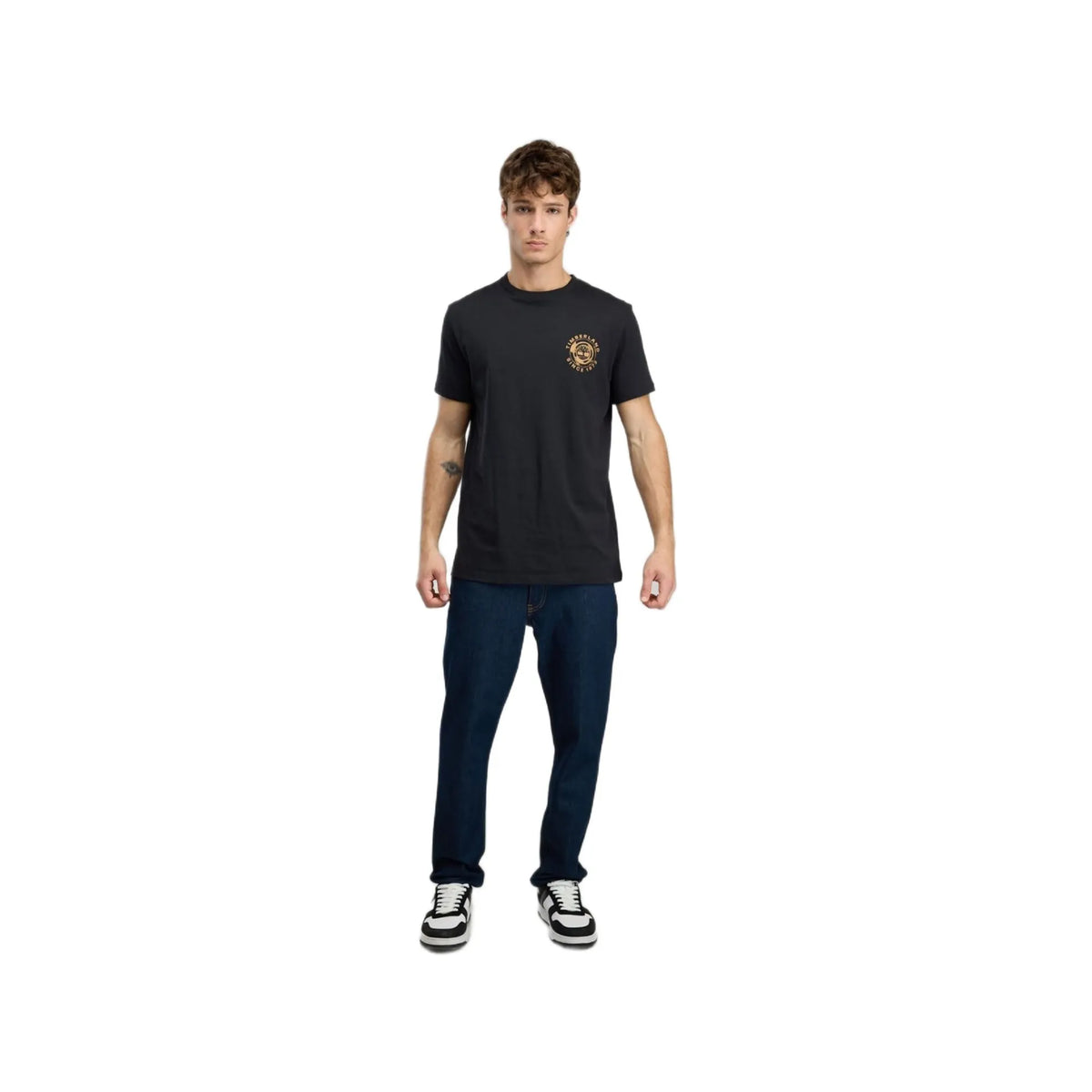 Rugged Logo Texture Ss Tee