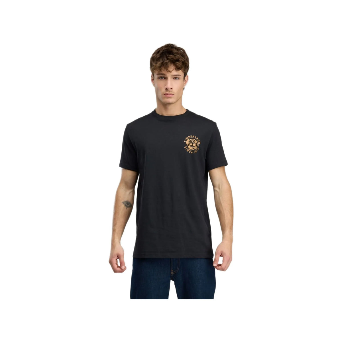 Rugged Logo Texture Ss Tee