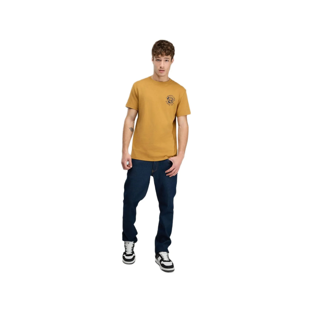 Rugged Logo Texture Ss Tee