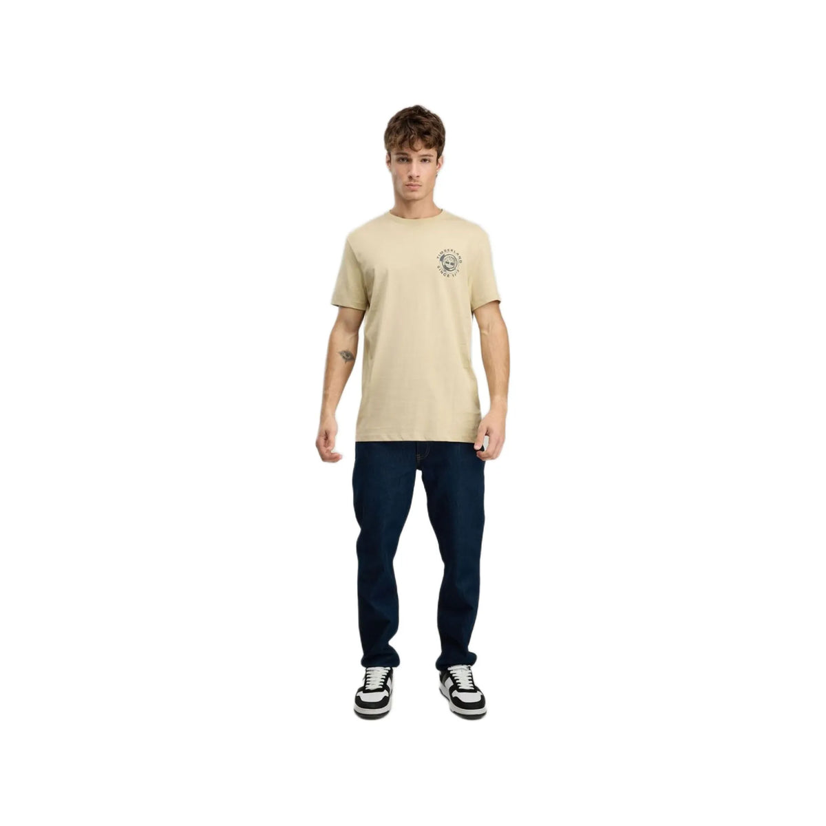 Rugged Logo Texture Ss Tee