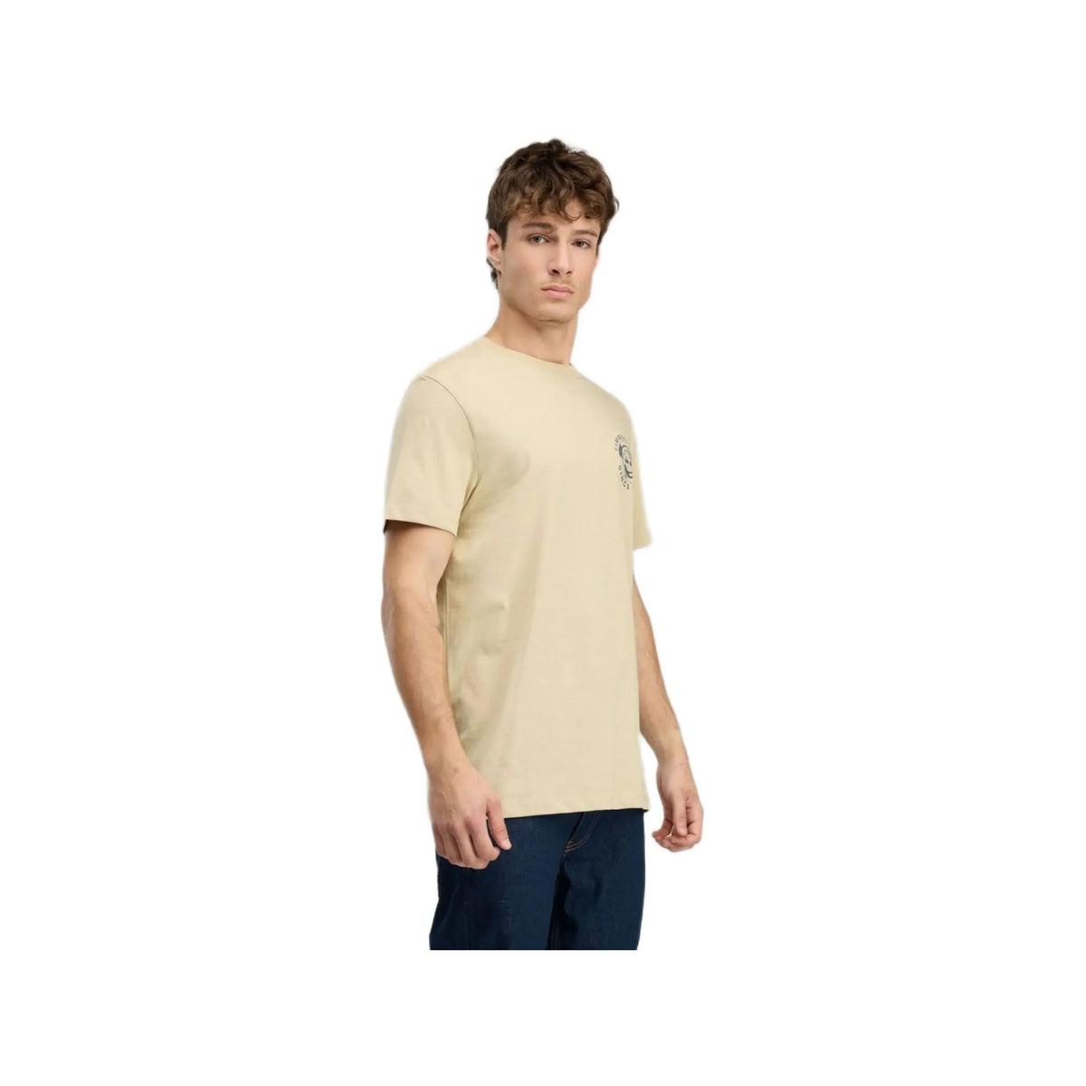 Rugged Logo Texture Ss Tee