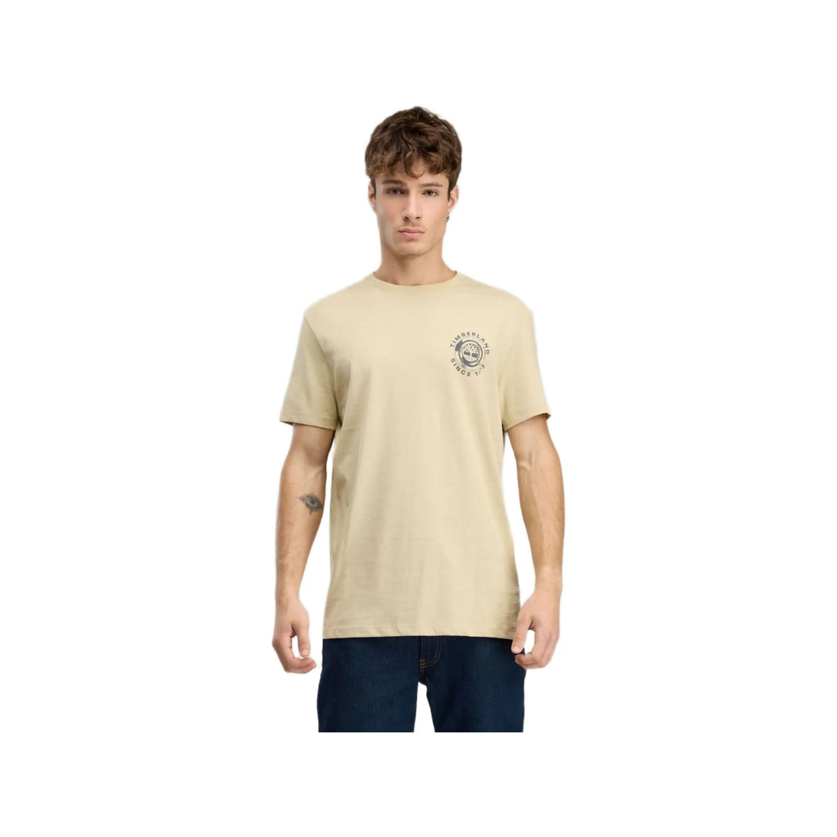 Rugged Logo Texture Ss Tee