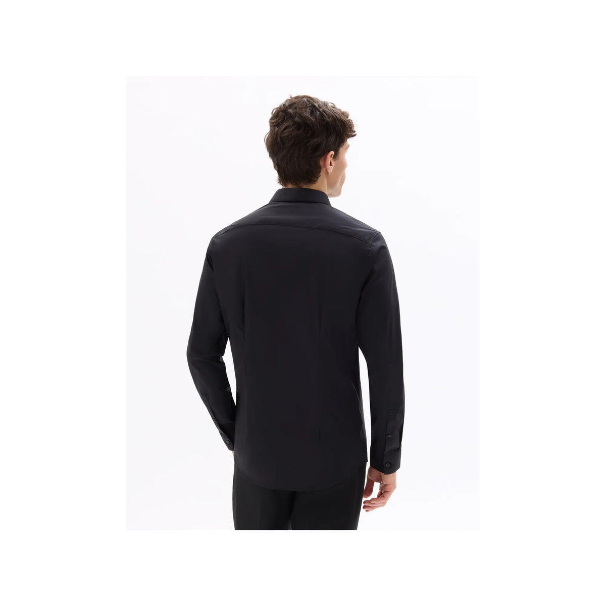 Slim Fit Stretch Cotton Shirt