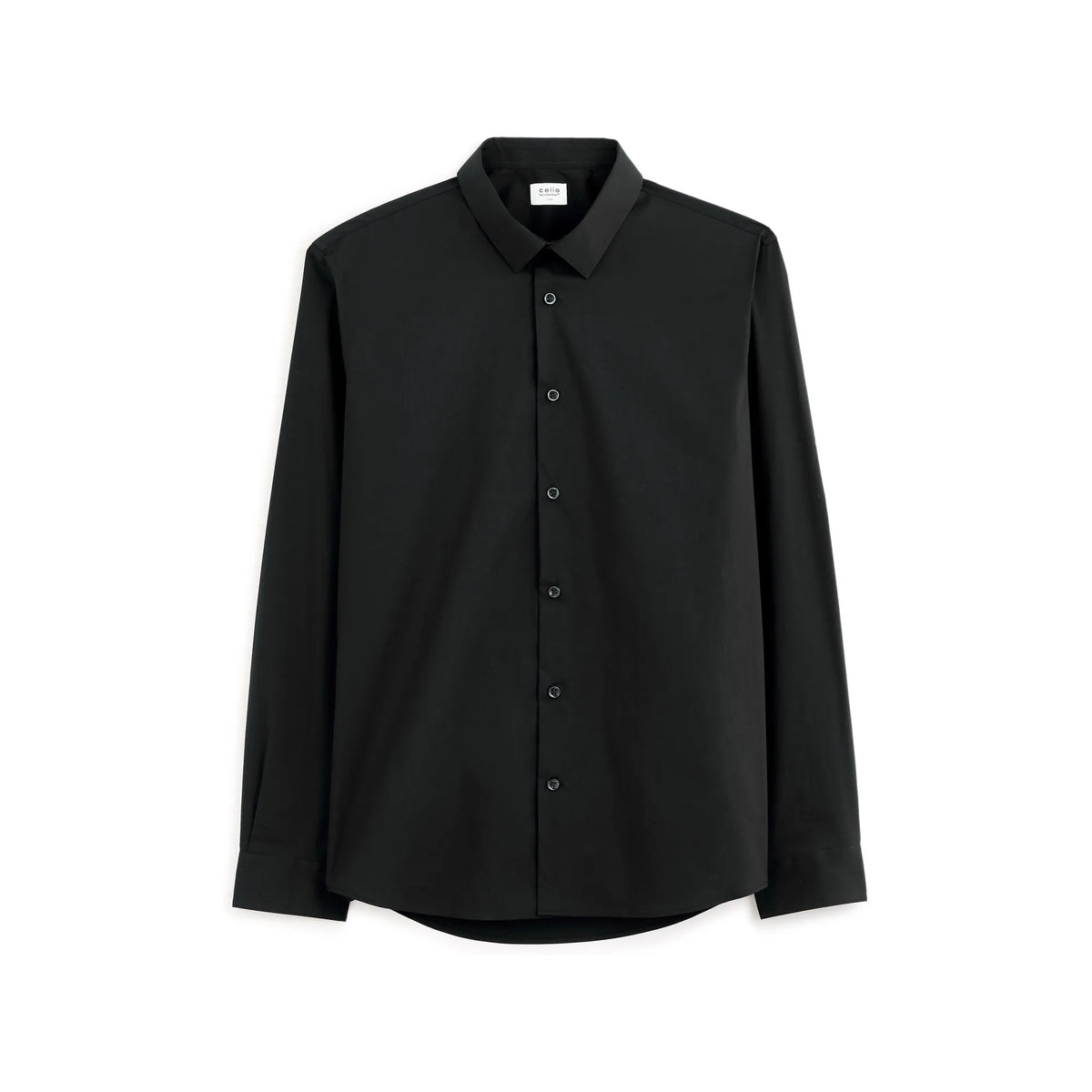 Slim Fit Stretch Cotton Shirt