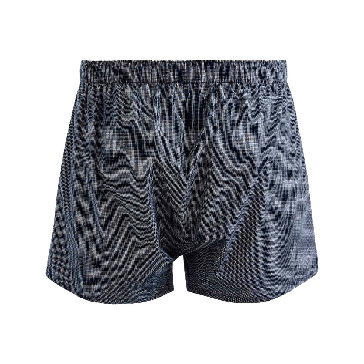 100% Cotton Boxer Shorts With Small Checks