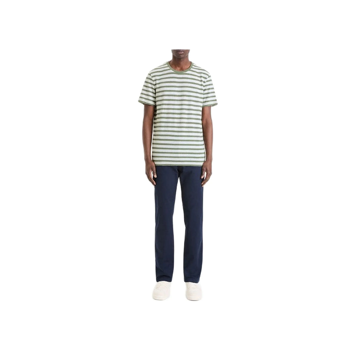 Straight Chino Pants In Stretch Cotton