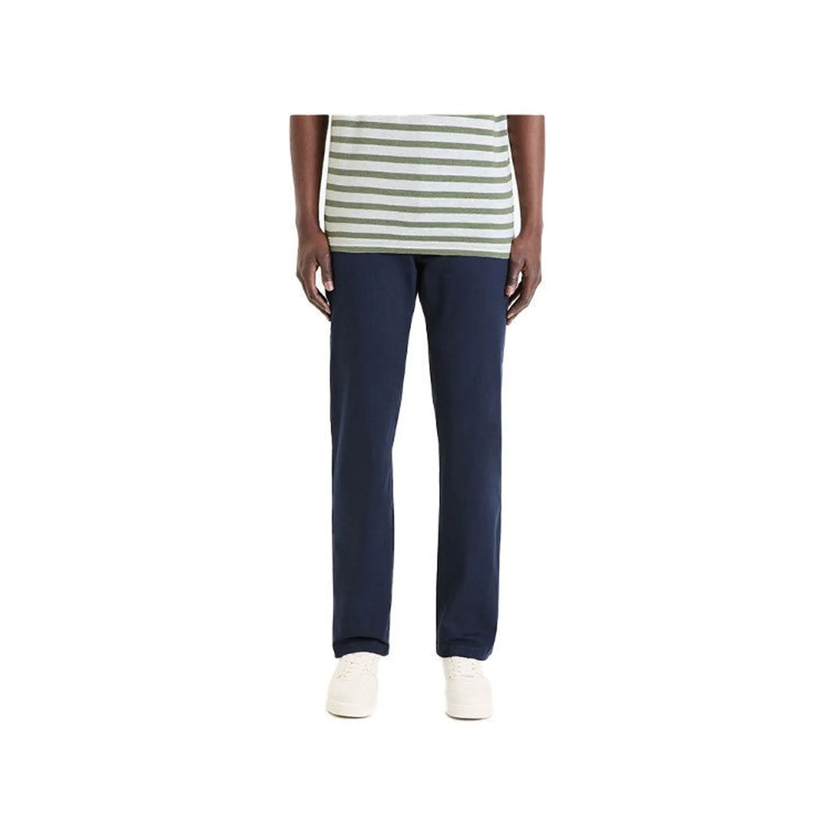 Straight Chino Pants In Stretch Cotton