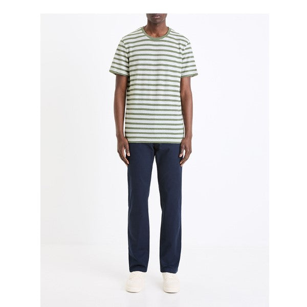 CELIO Straight Chino Pants In Stretch Cotton