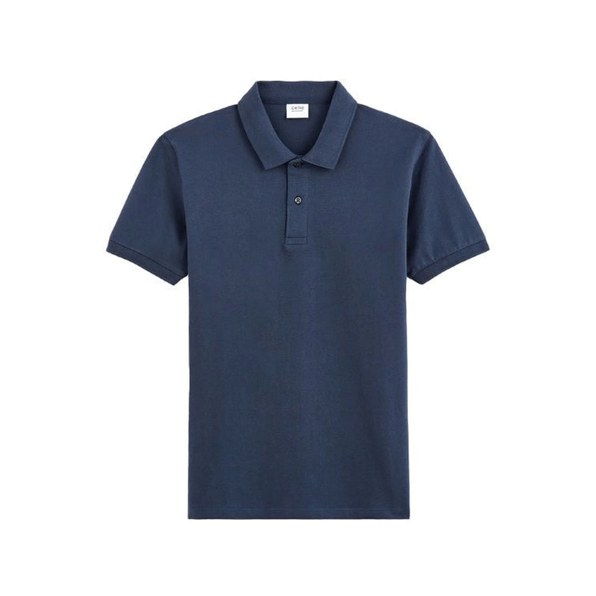 Straight Pique Cotton Polo Shirt