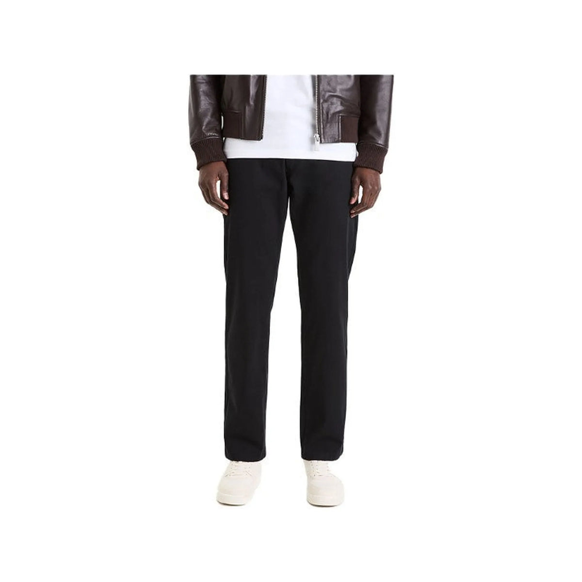 Straight Chino Pants In Stretch Cotton
