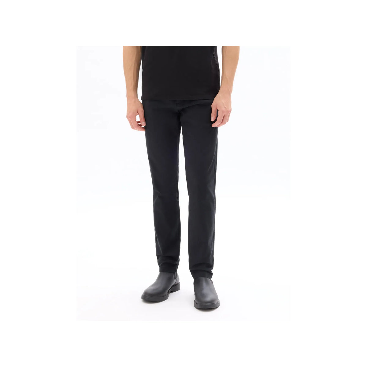 Slim-Fit Chino Trousers In Stretch Cotton, Standard Length