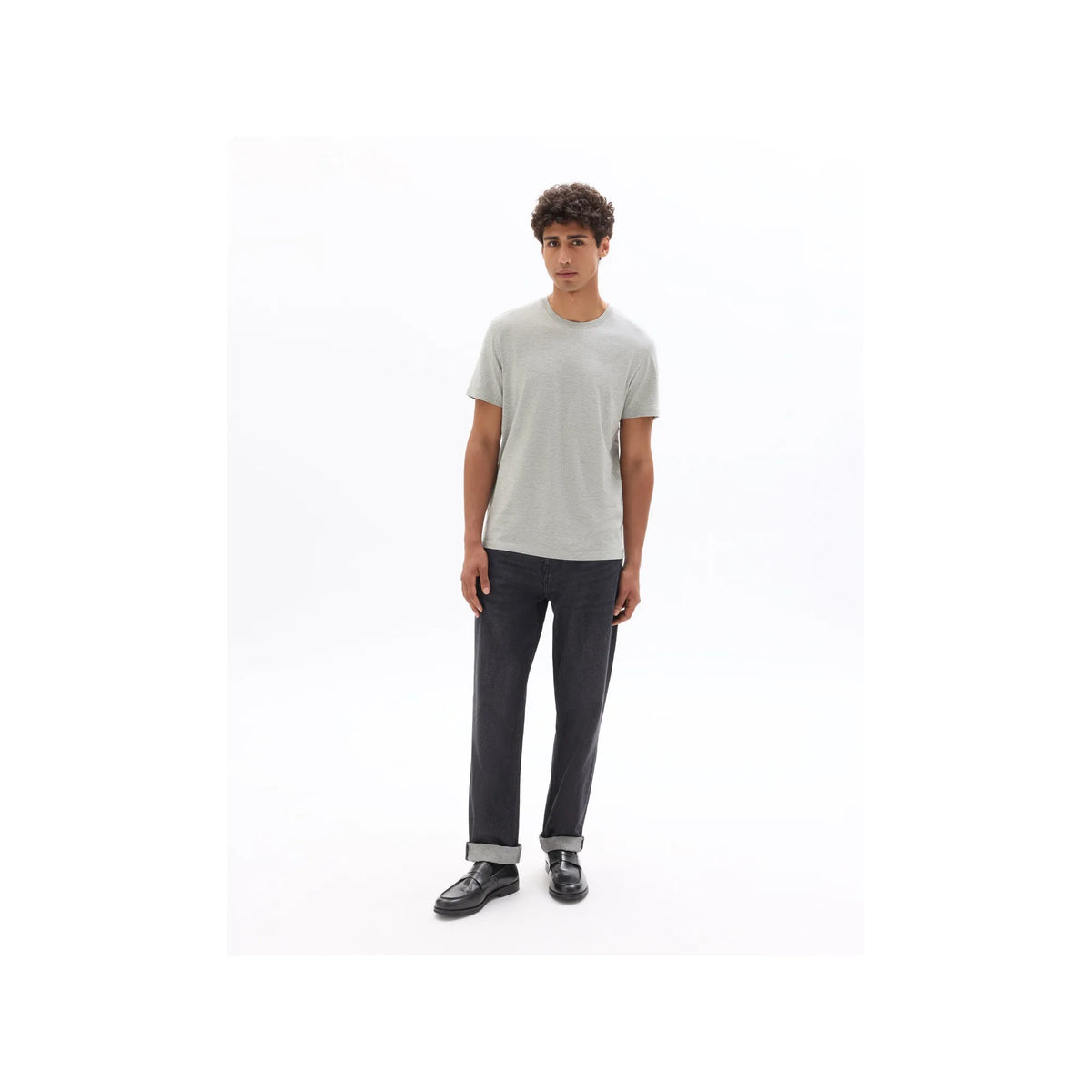 Regular Fit Crew Neck T-Shirt In Cotton Blend