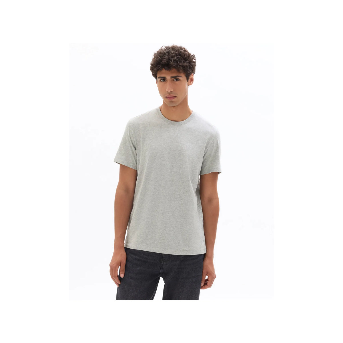 Regular Fit Crew Neck T-Shirt In Cotton Blend