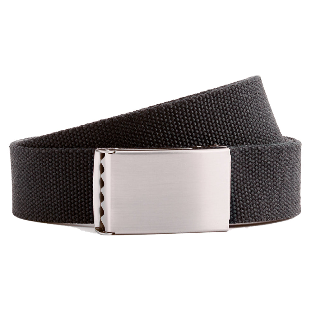 Webbing Belt With Metal Buckle