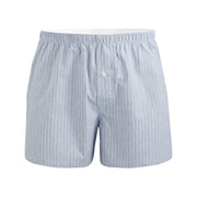100% Cotton Boxer Shorts - Light Blue