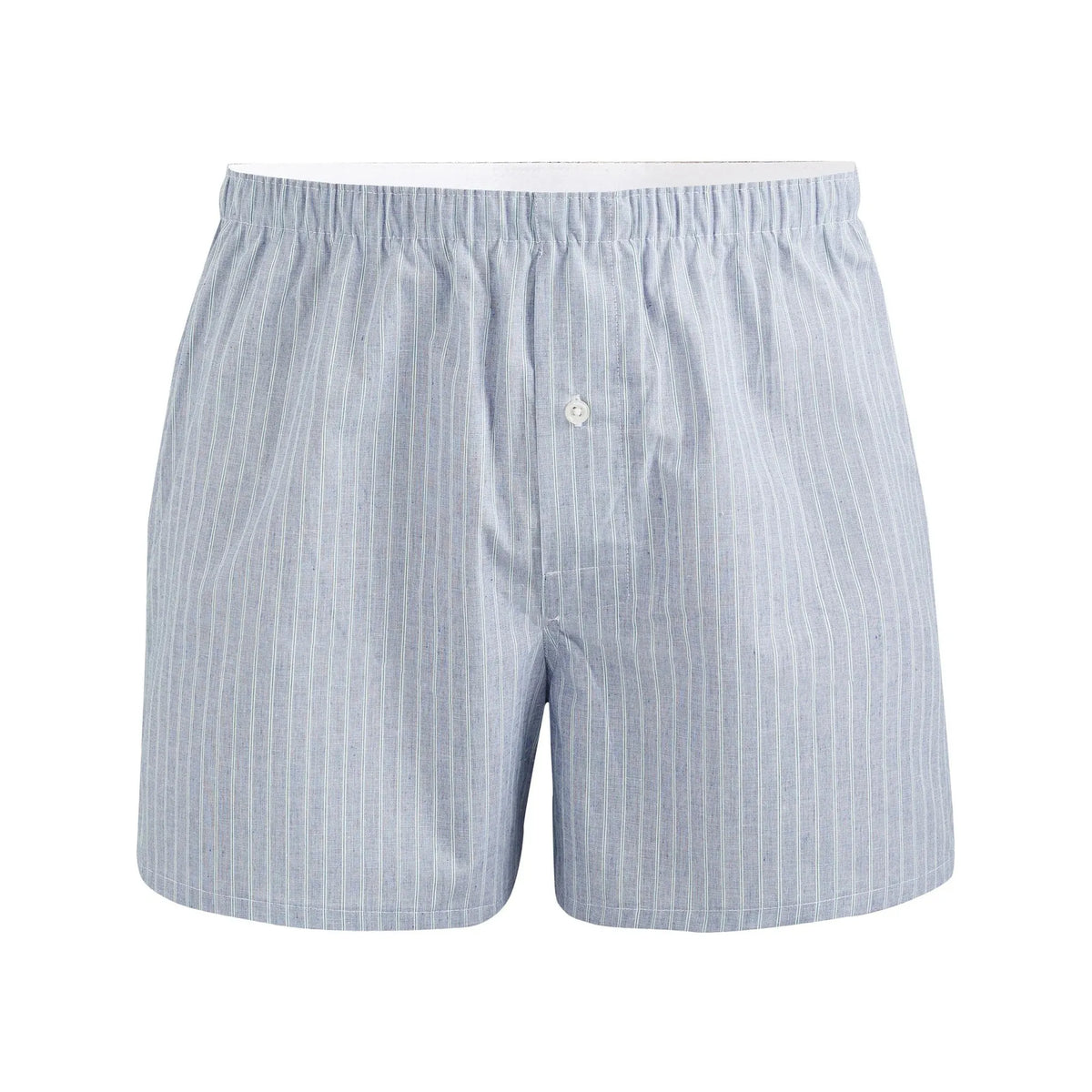 100% Cotton Boxer Shorts - Light Blue