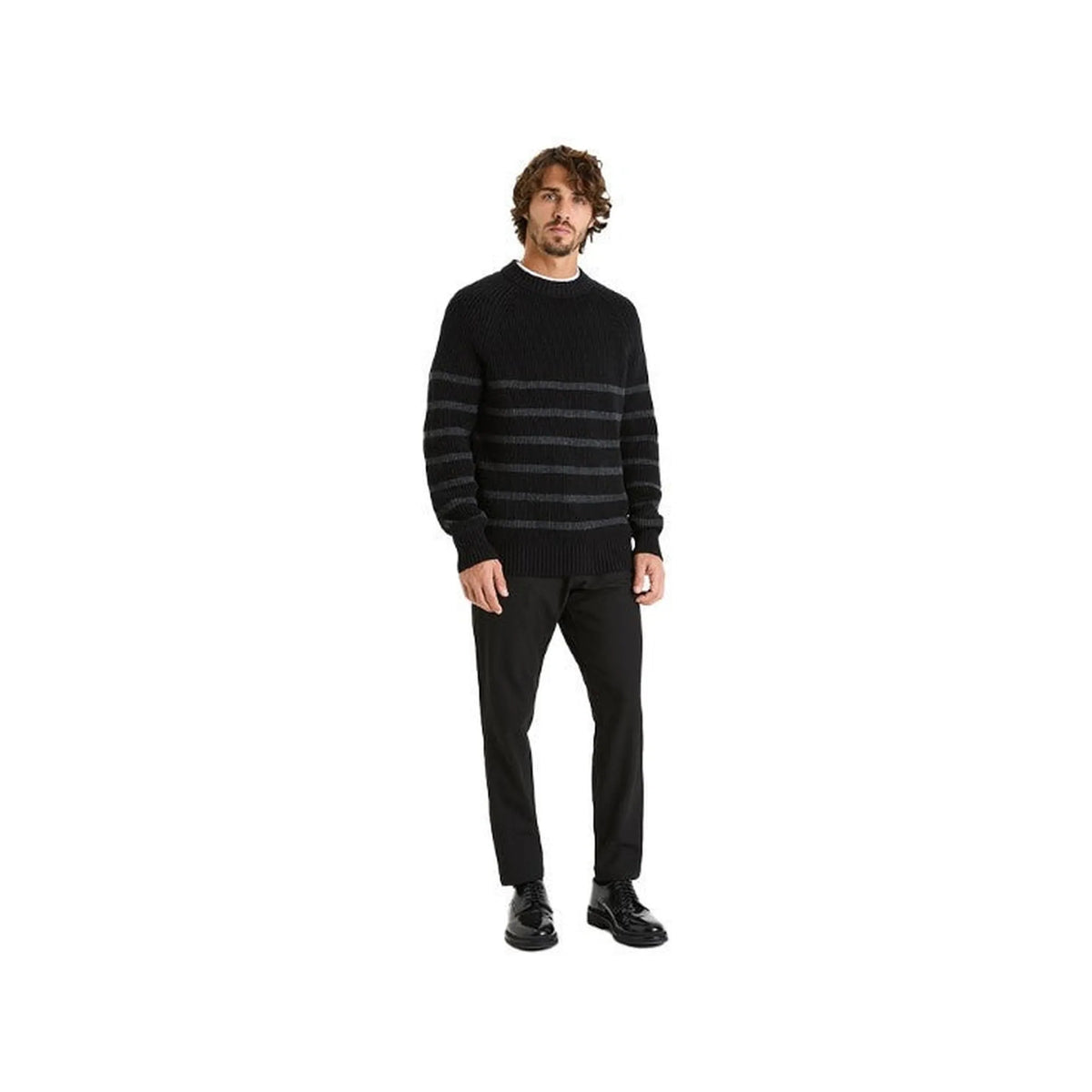 Black All-Day Slim Stretch 7/8 Length Pants