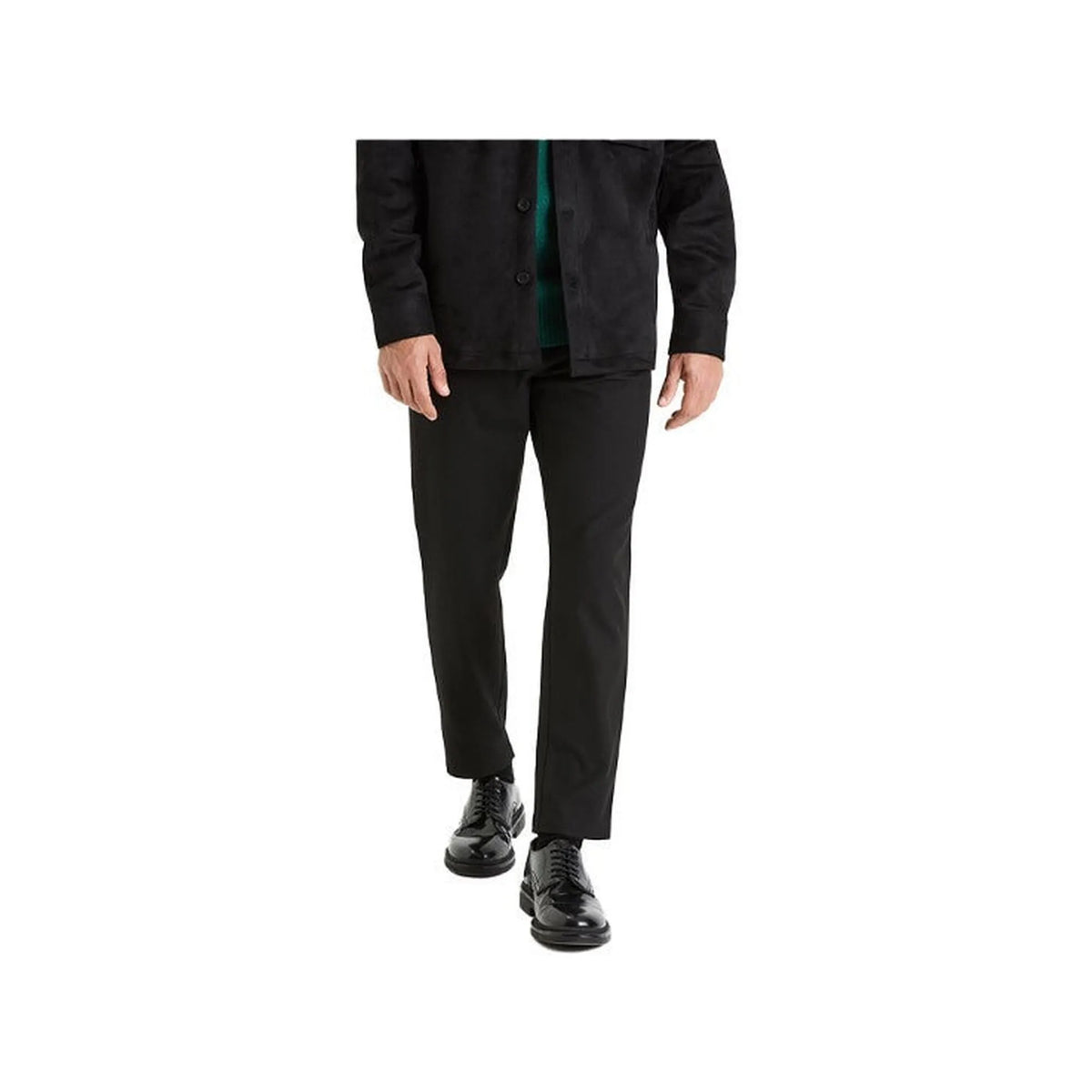 Black All-Day Slim Stretch 7/8 Length Pants