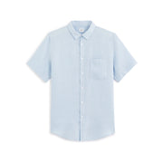 100% Linen Regular Fit Short-Sleeved Shirt