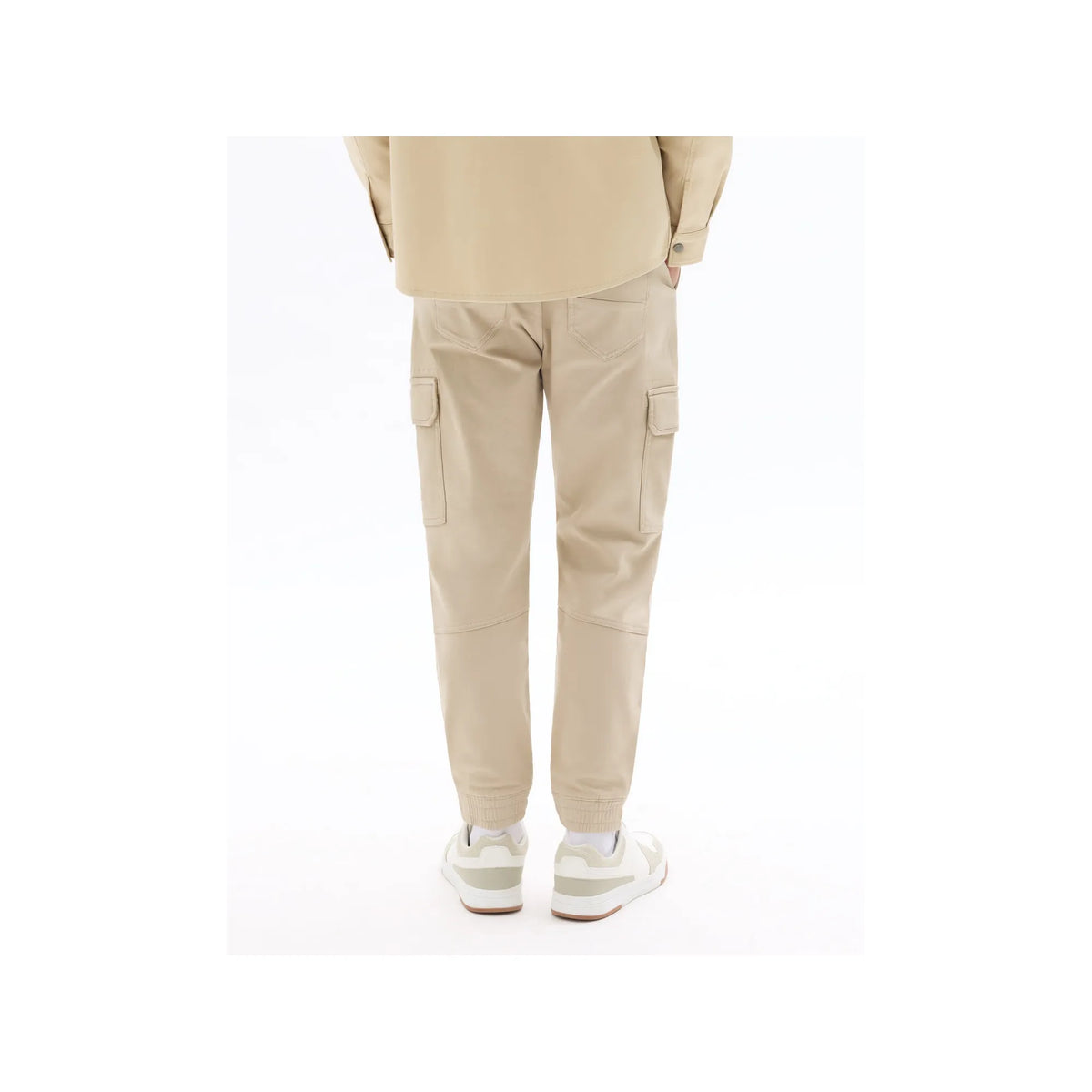 Slim Fit Stretch Cotton Cargo Pants