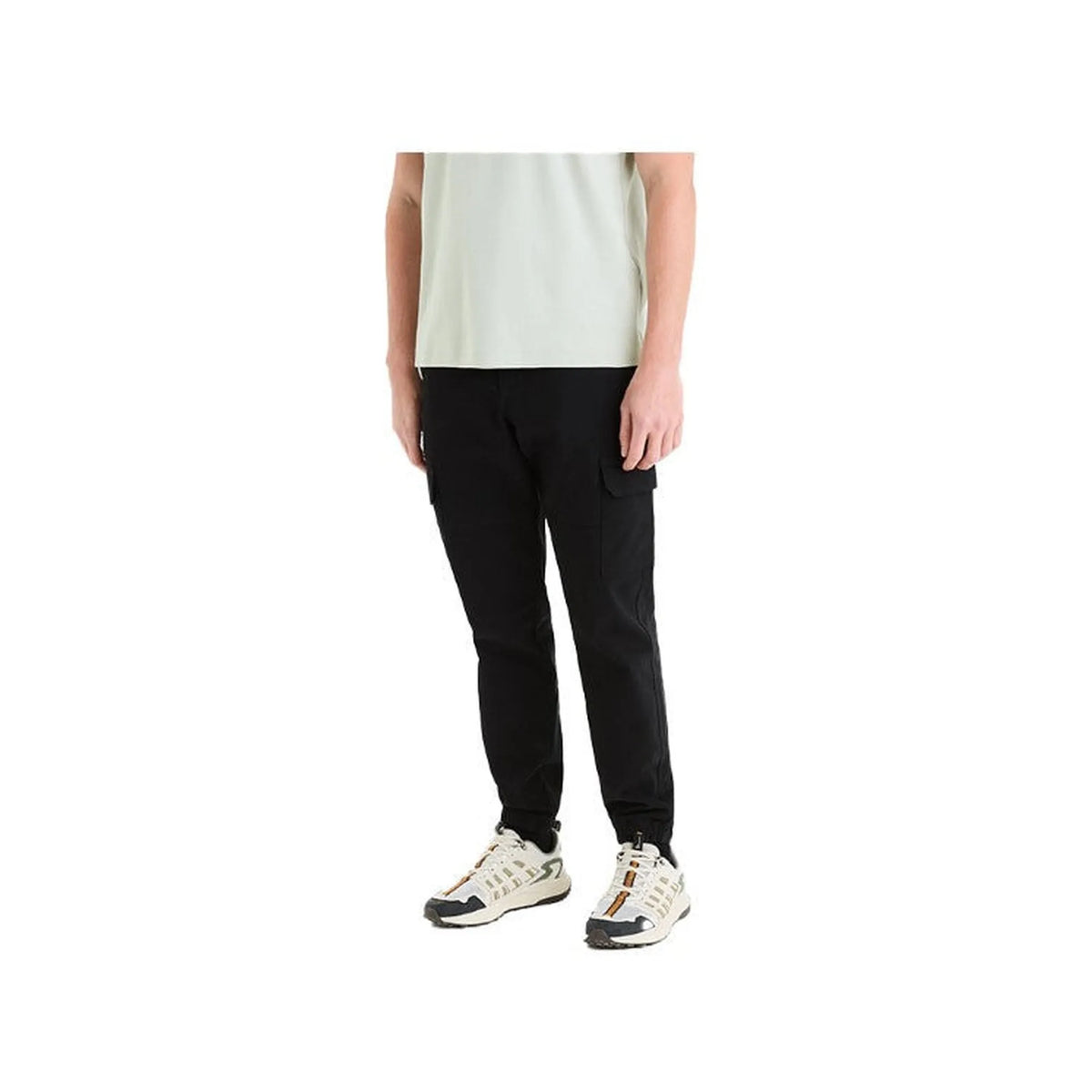 Slim Fit Stretch Cotton Cargo Pants