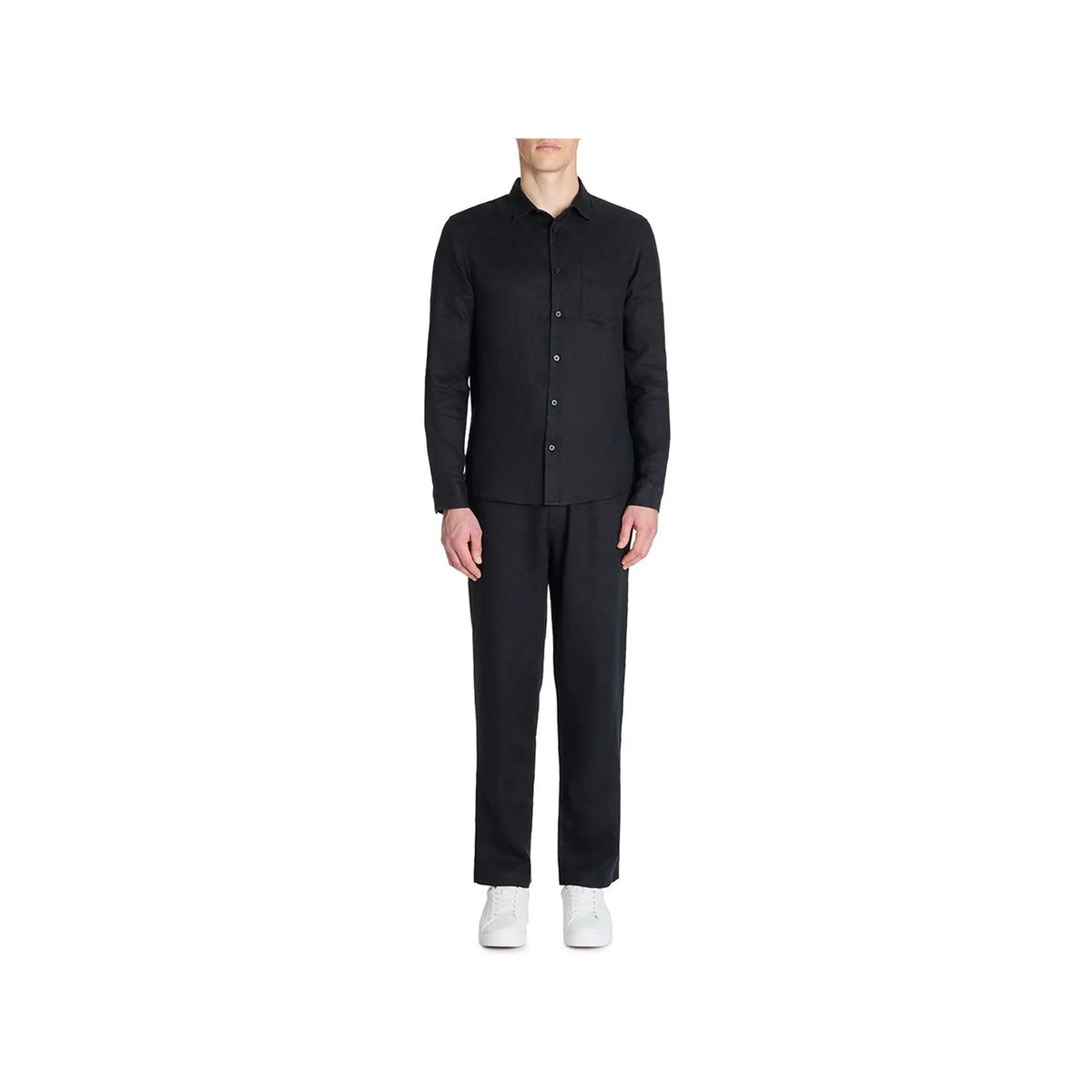 100% Linen Straight Pants