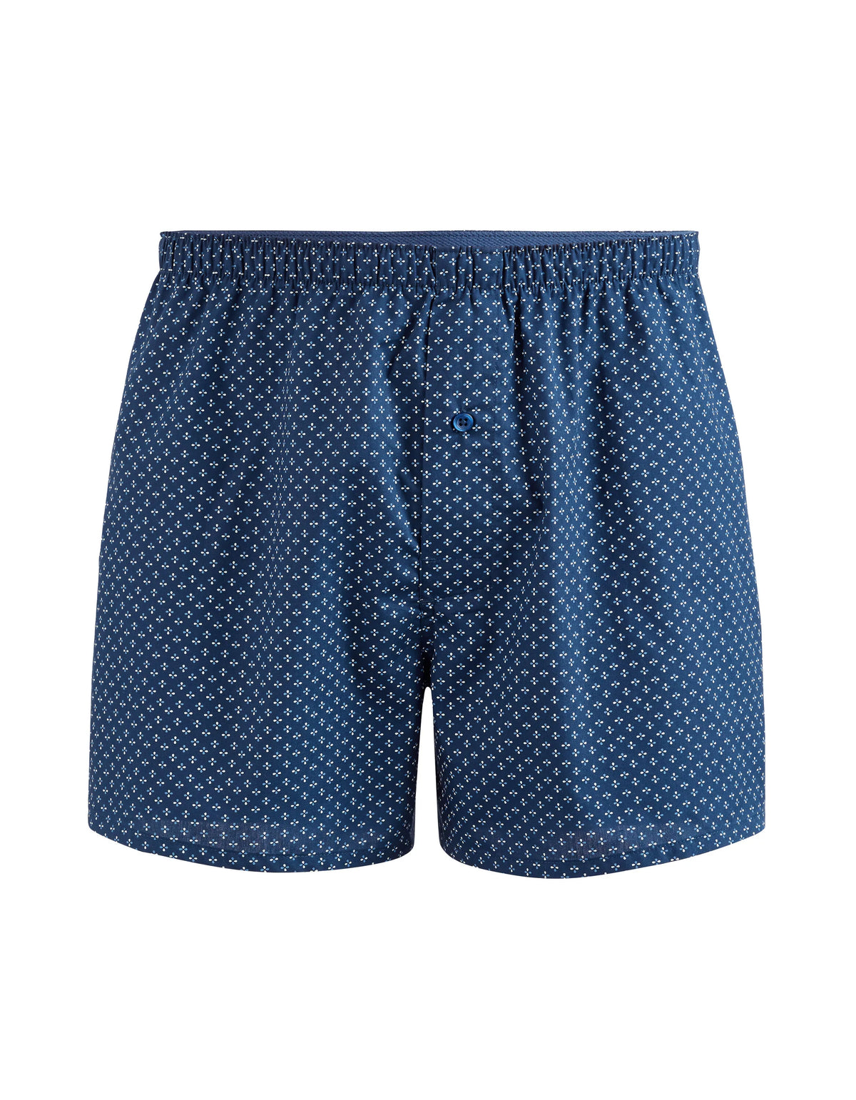 Micro-Patterned Cotton Boxer Shorts
