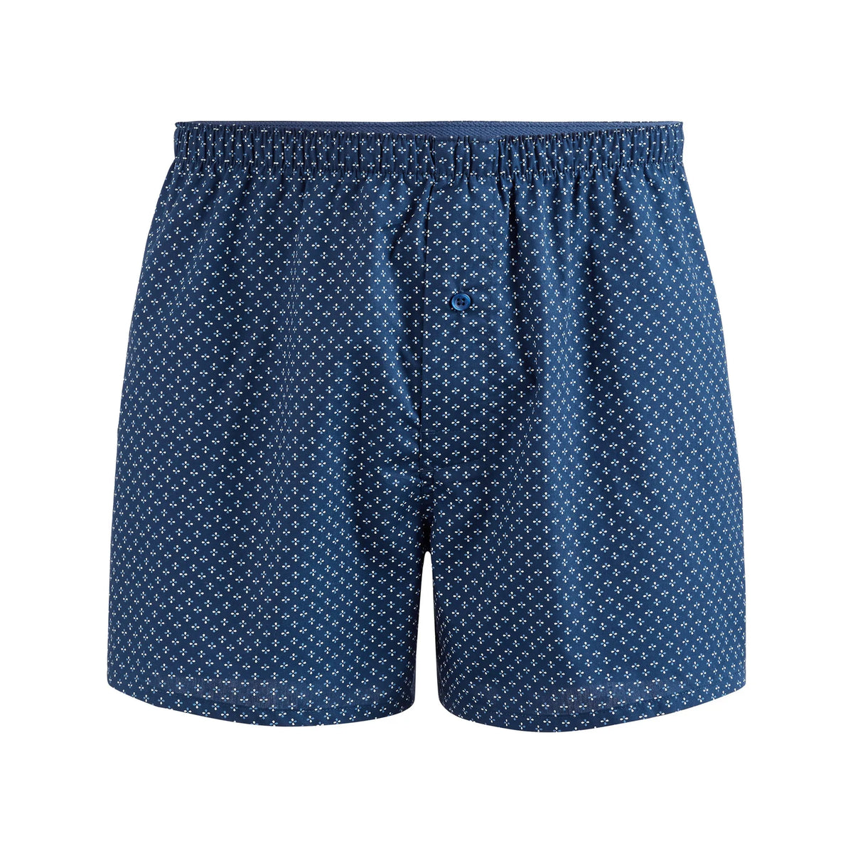Micro-Patterned Cotton Boxer Shorts