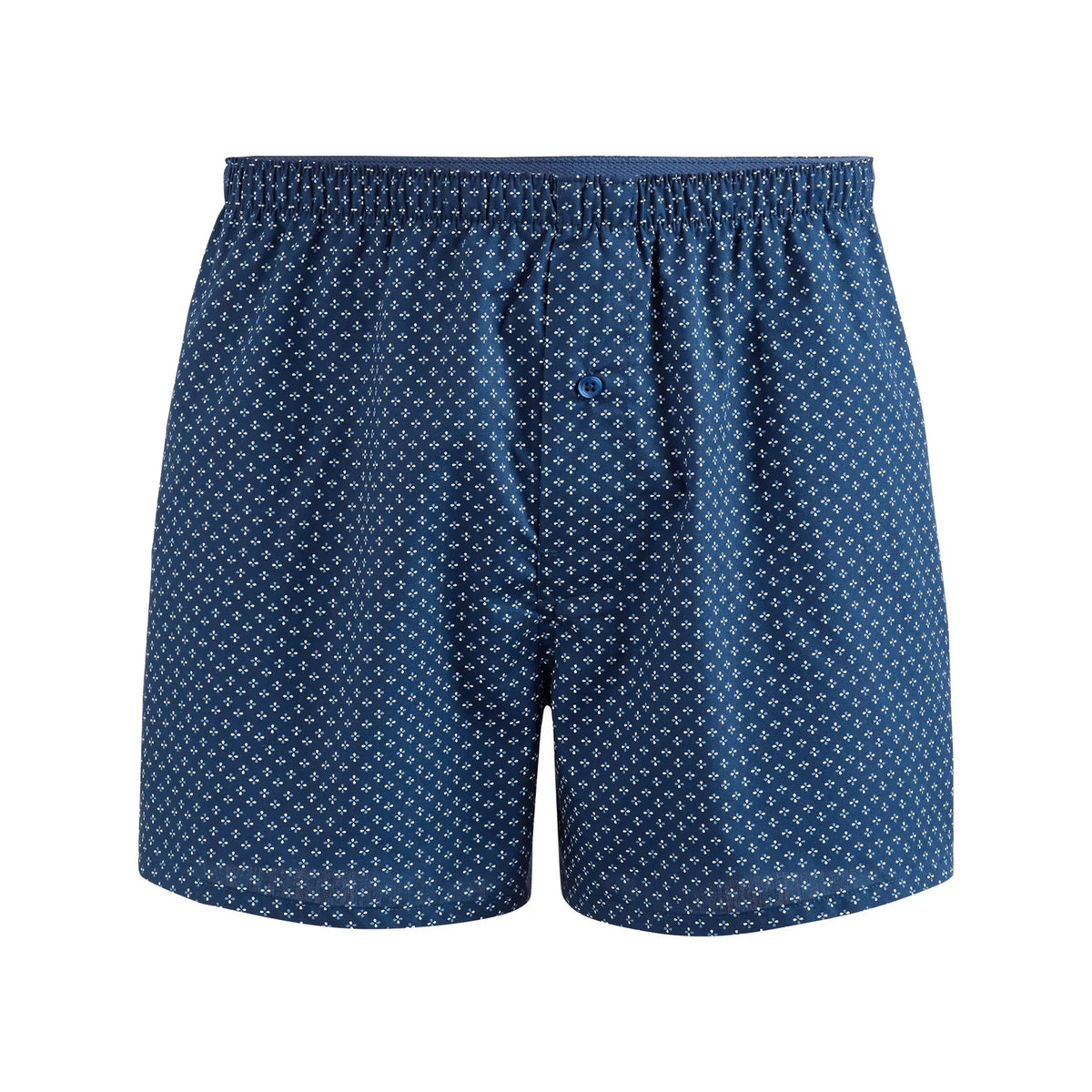 Micro-Patterned Cotton Boxer Shorts