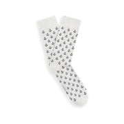 Anchor Pattern Knee-High Socks - Heather Gray