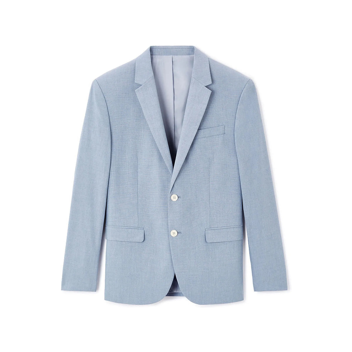 Slim Stretch Suit Jacket - Chambray