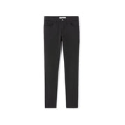 100% Stretch Cotton Slim Pants - Black