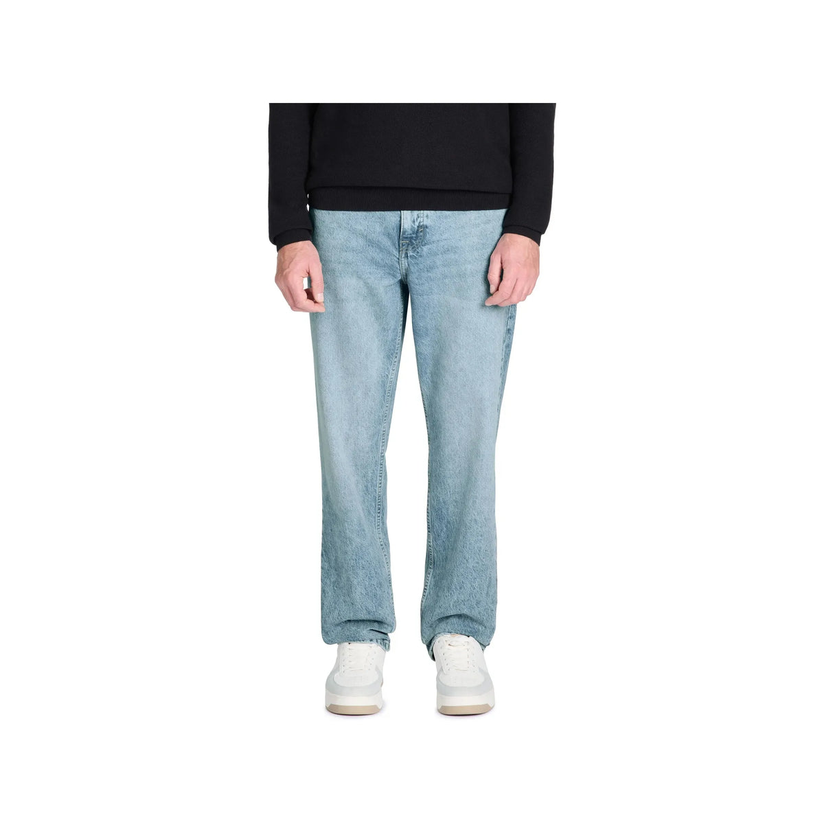 Loose Jeans 100% Cotton - Light Blue