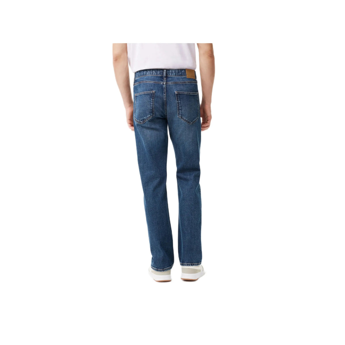C.5 Regular Stretch Cotton Jeans, 3 Lengths - Stone Blue