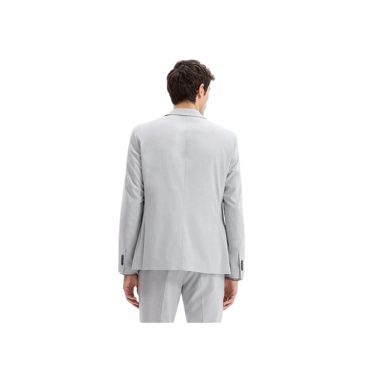 Slim Stretch Suit Jacket - Light Gray