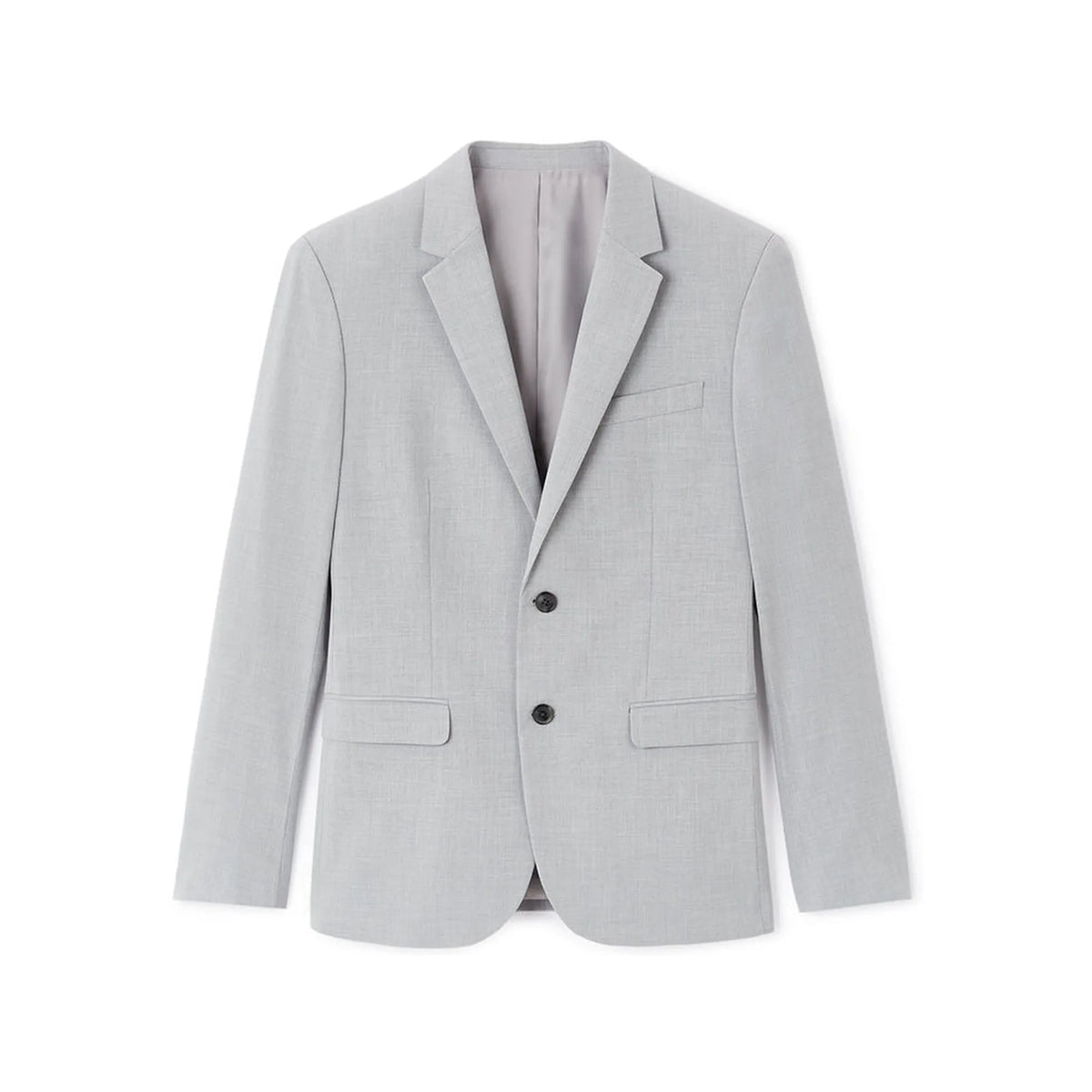 Slim Stretch Suit Jacket - Light Gray