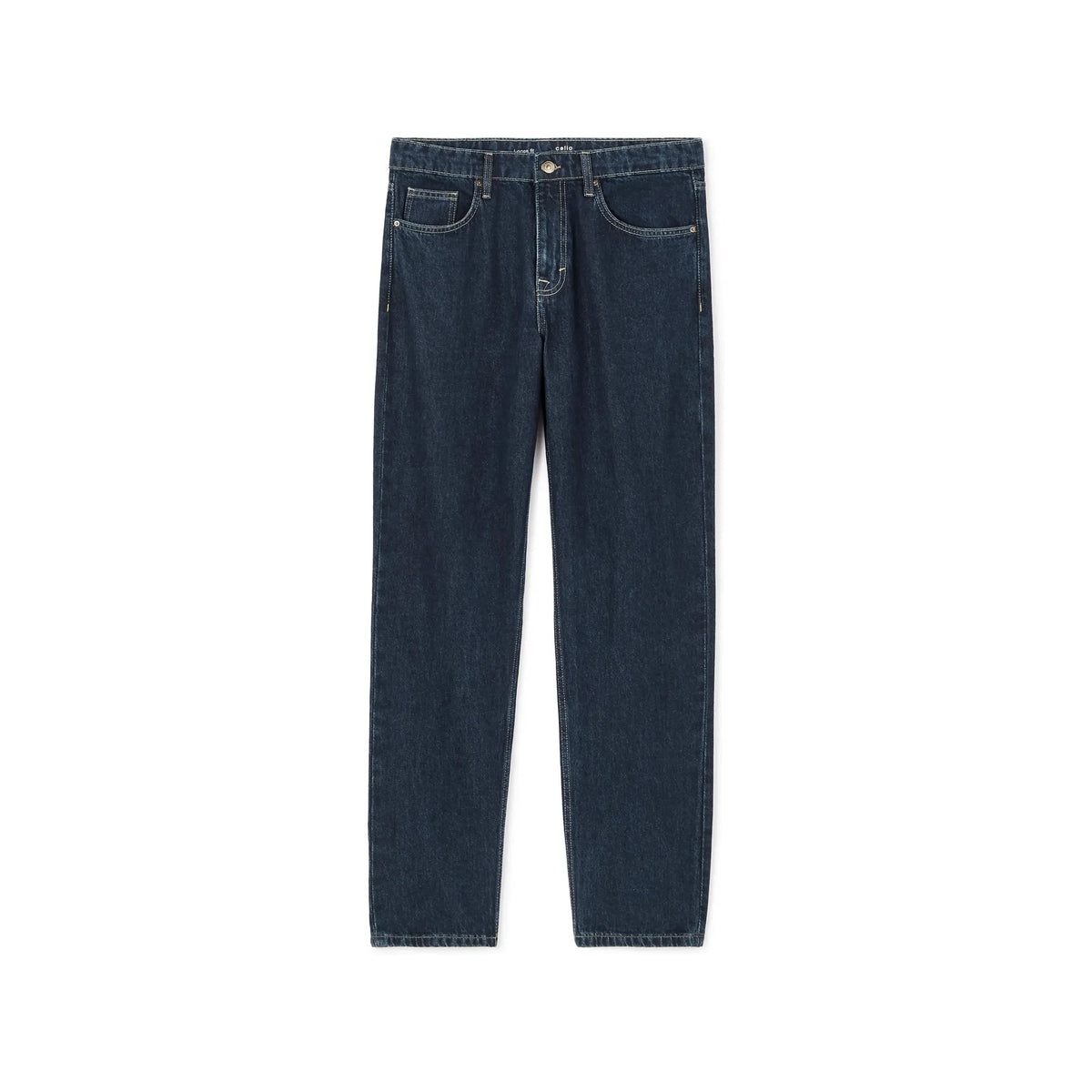 Loose Jeans 100% Cotton - Dark Blue