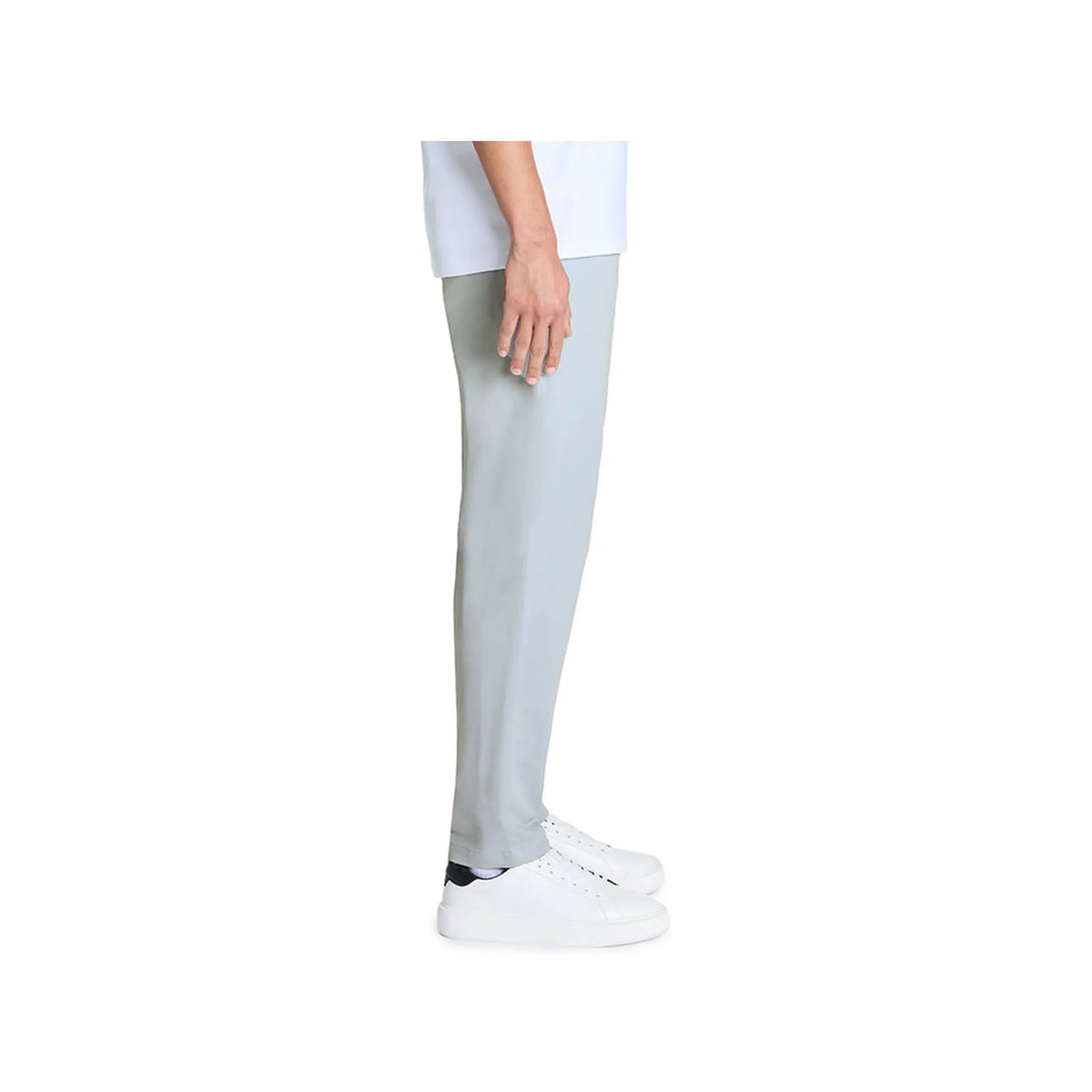 100% Stretch Cotton Slim Chinos - Light Blue