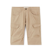 100% Cotton Bermuda Shorts - Beige