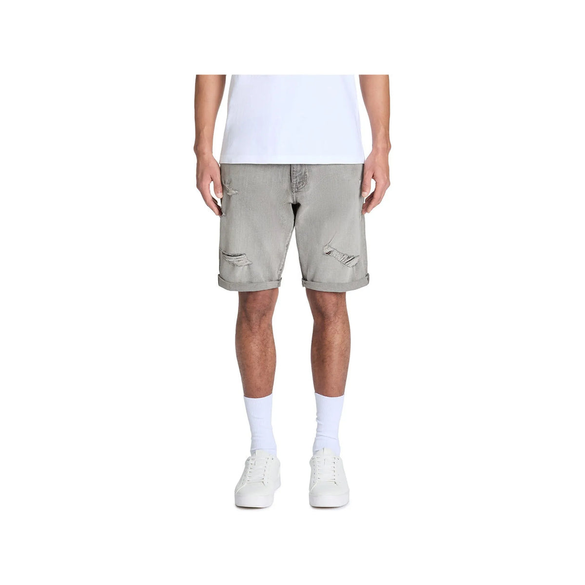 Denim Short Ligth Grey