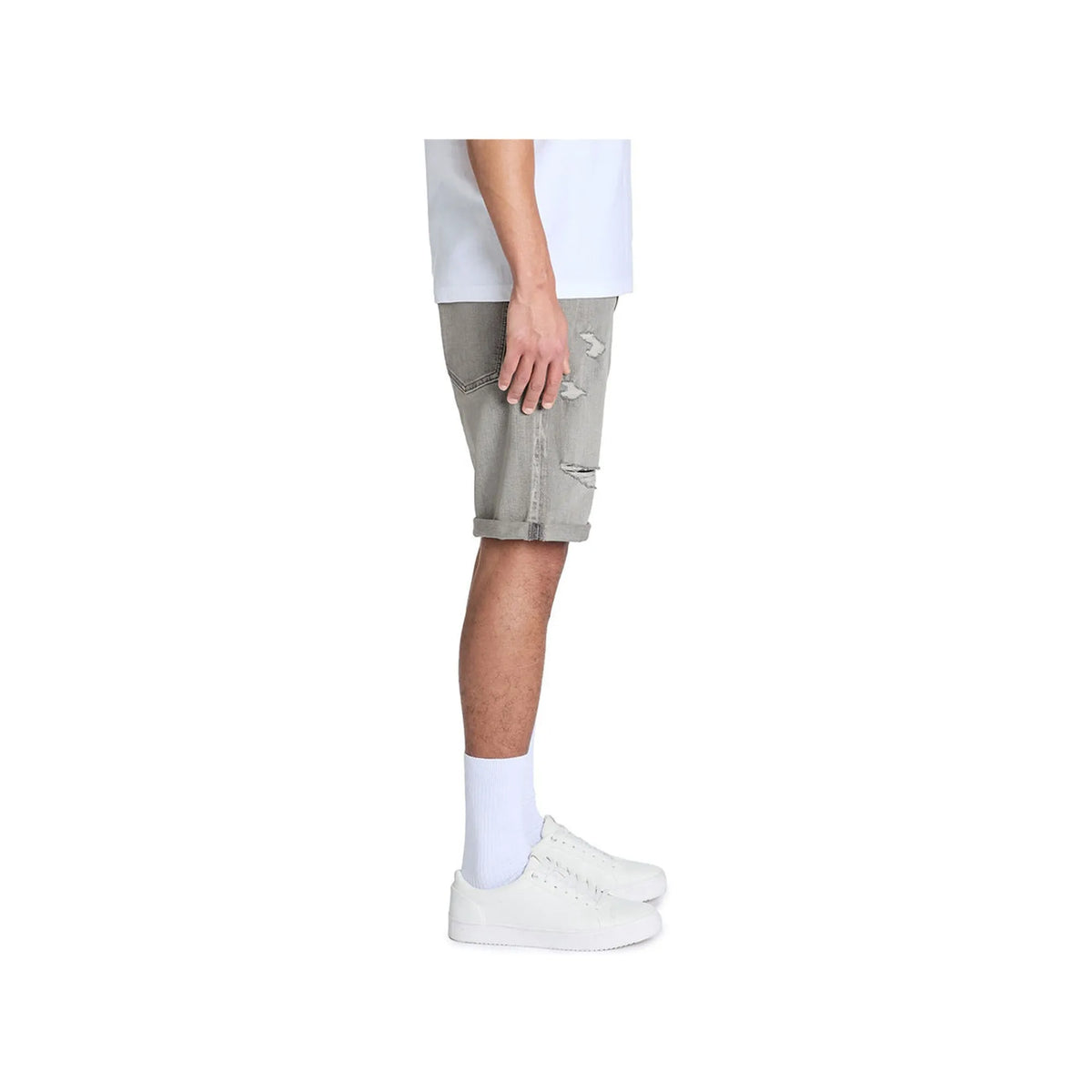Denim Short Ligth Grey