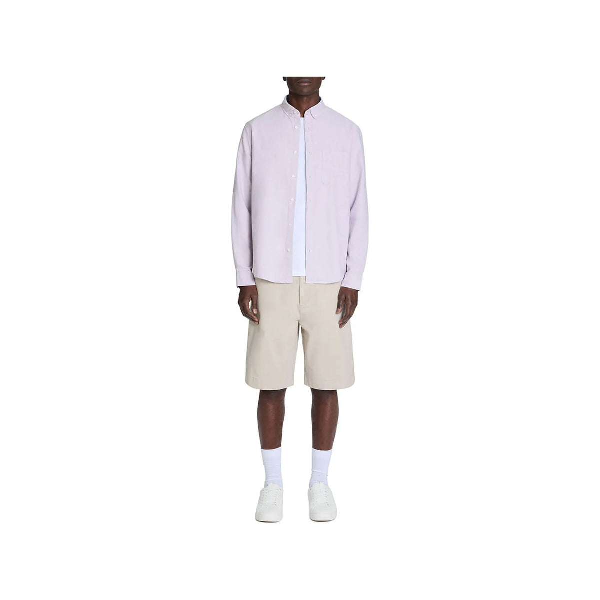 Baggy Bermuda Shorts - Beige