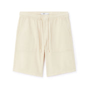 100% Cotton Bermuda Shorts - Beige