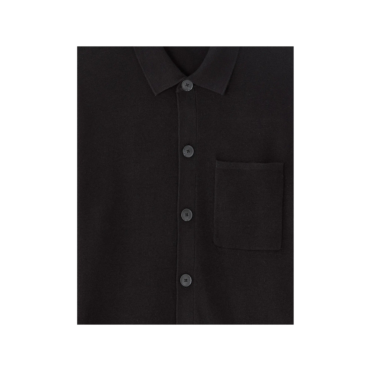Solid Knit Overshirt