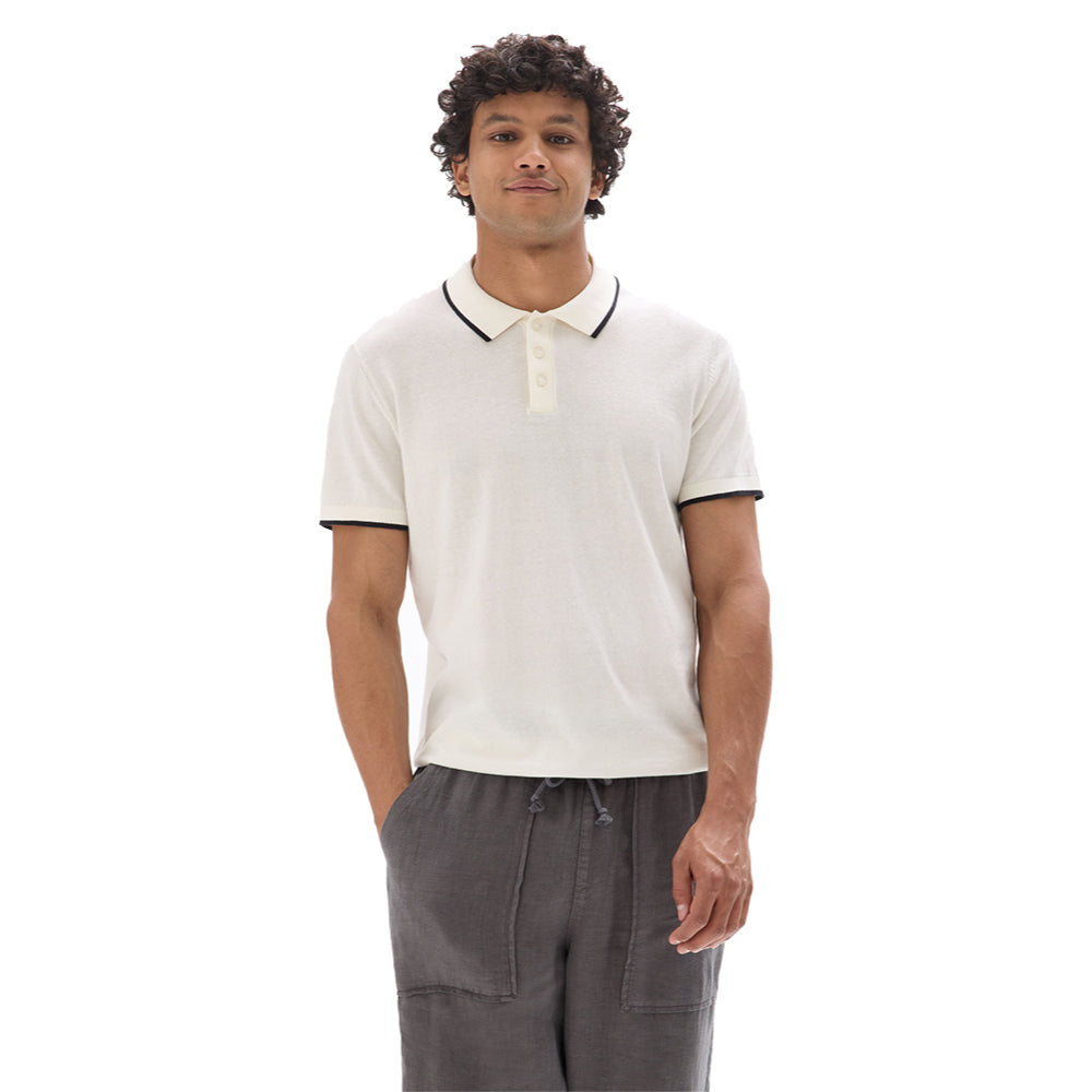Regular-Fit Fancy Jersey Polo Shirt