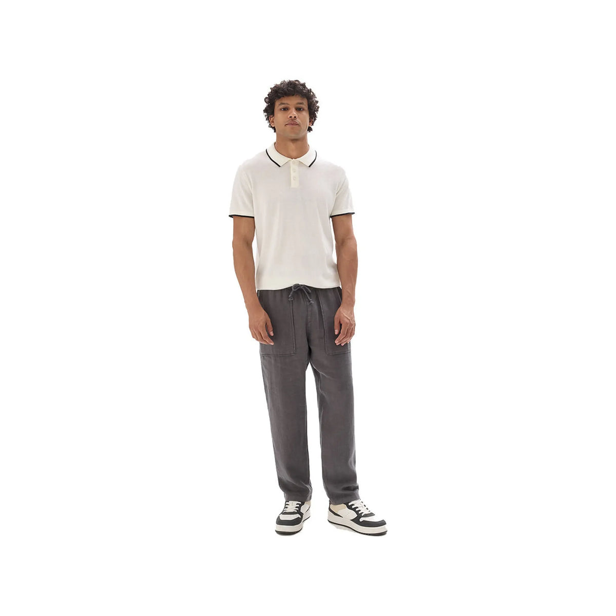 Regular-Fit Fancy Jersey Polo Shirt
