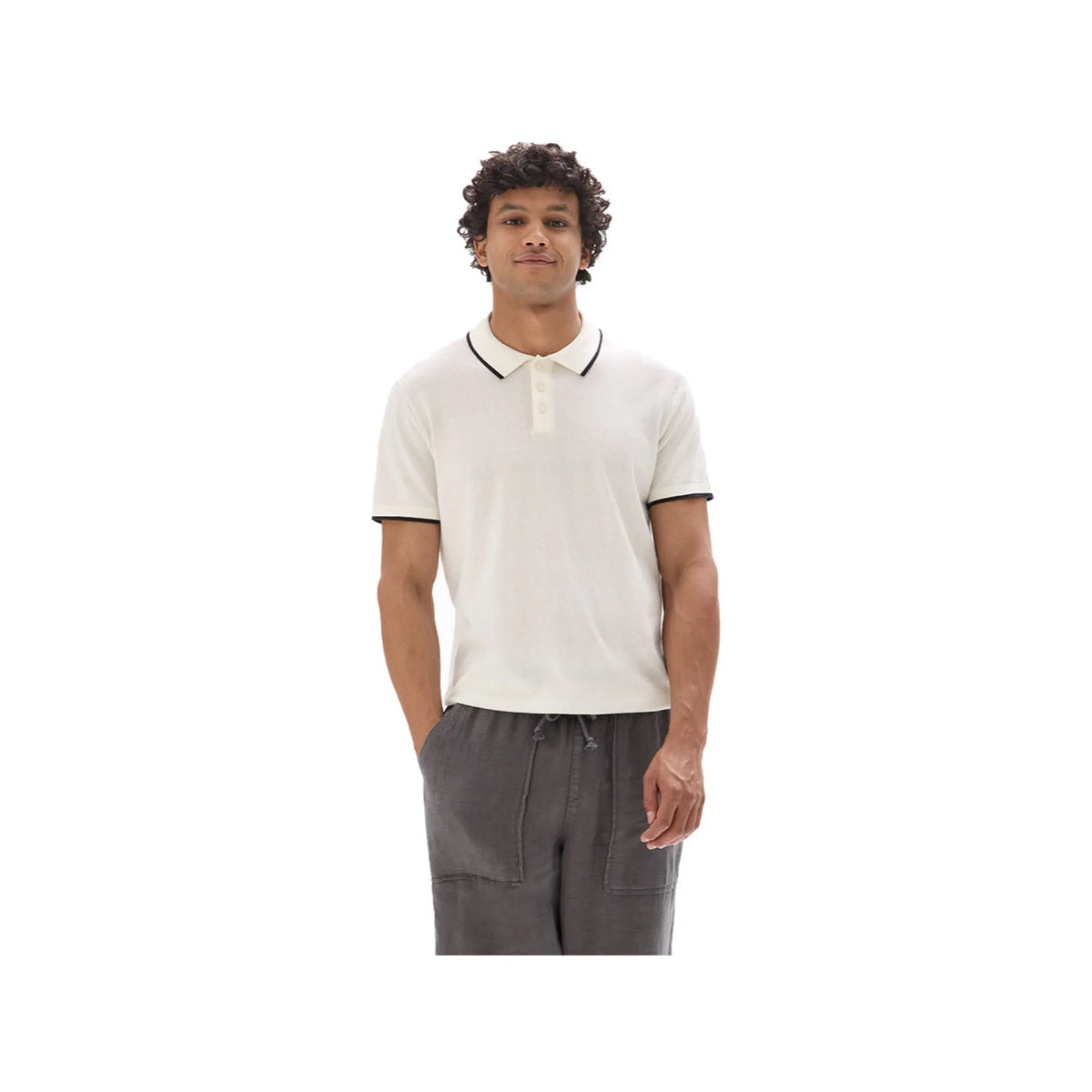 Regular-Fit Fancy Jersey Polo Shirt