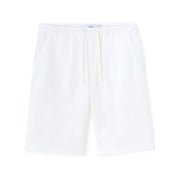 Bermuda shorts 100% cotton gauze - white