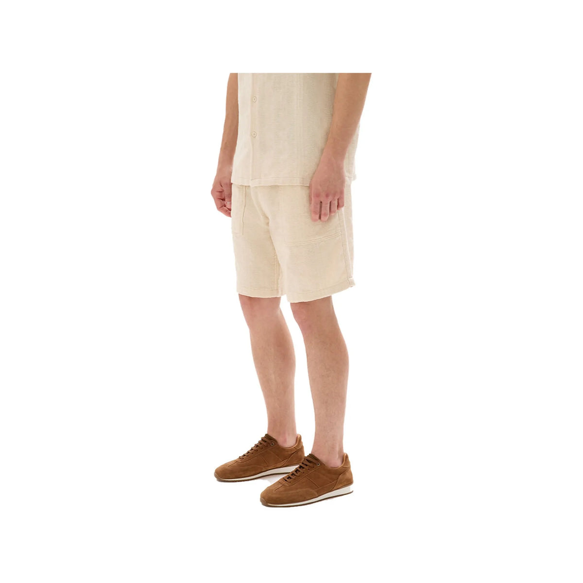 Striped Jacquard Bermuda Shorts